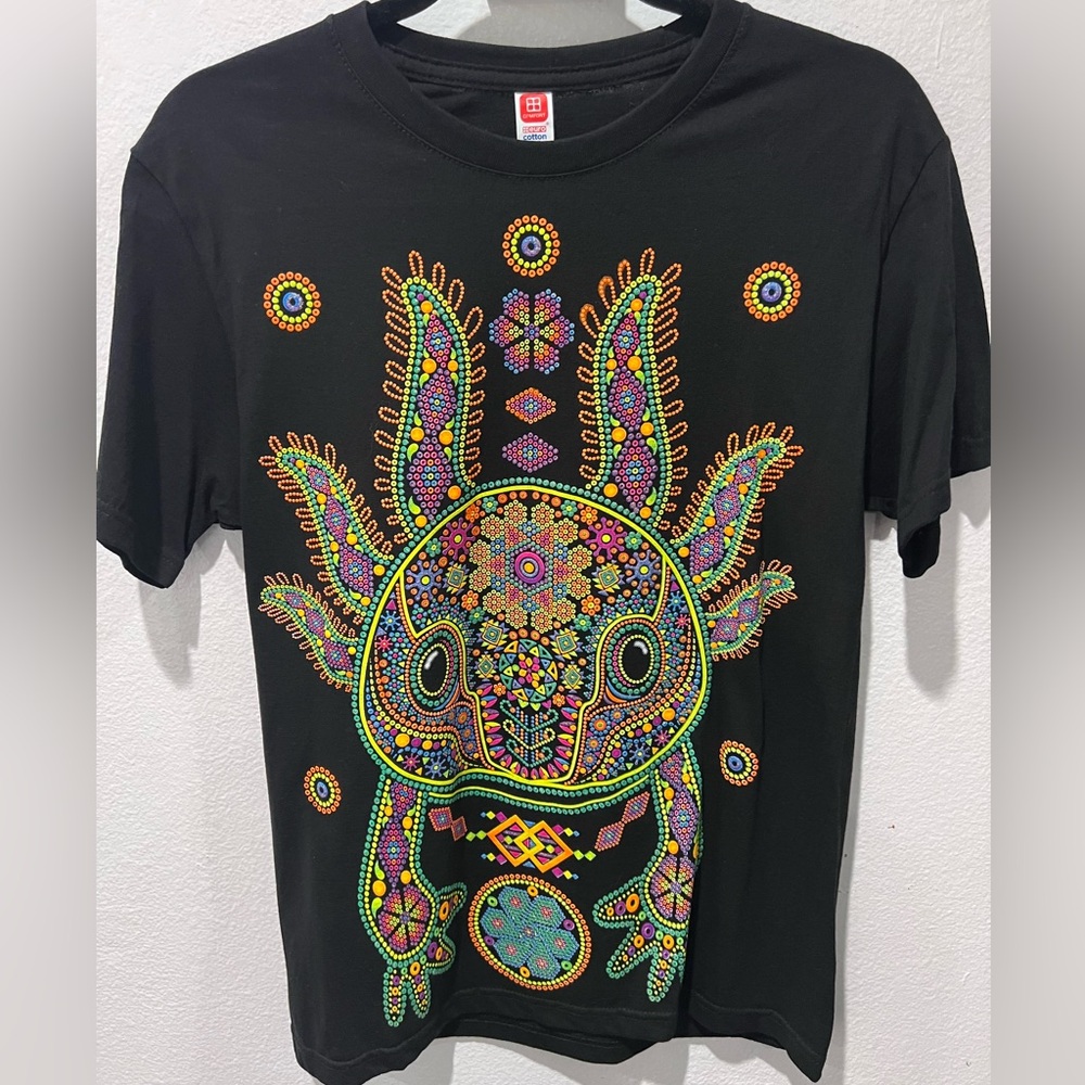 Mexican Art Aztec Axolotl T-shirt